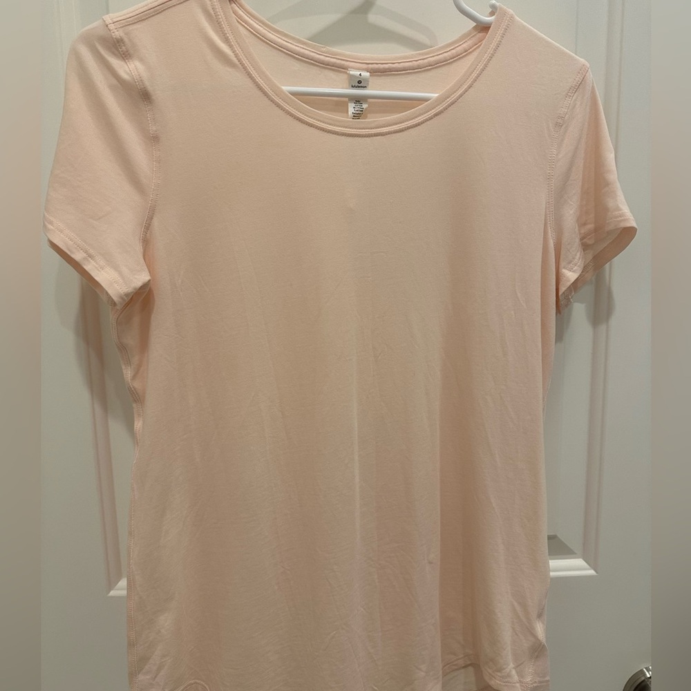 Lululemon Cotton Scoop Neck Tee